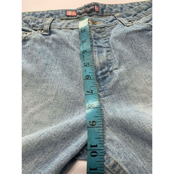 Duck Head Women's Flare Jeans Size 11 Light‎ Wash Blue Denim Stretch - Picture 13 of 15